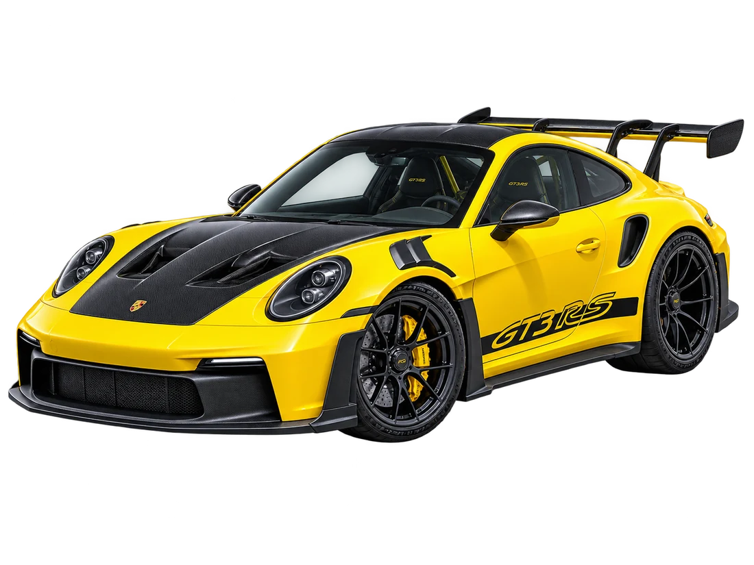 Yellow Porsche GT3 RS
